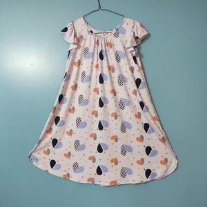Kids size 11 DotDotSmile Purple Heart Swing Dress